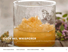 Tablet Screenshot of cocktailwhisperer.com